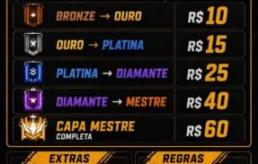 Up conta de free fire oficial