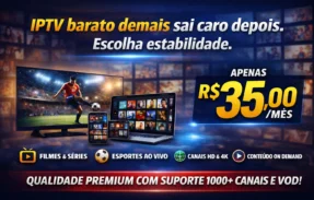 IPTV Estável e Completo | R$35