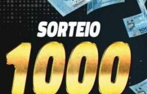 Rifa de R$ 1.000 Reais